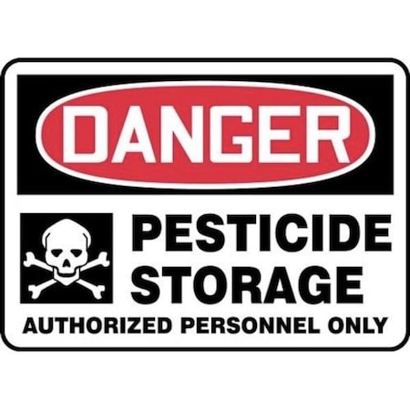 Accuform OSHA DANGER SAFETY SIGN PESTICIDE MCHD103VA MCHD103VA